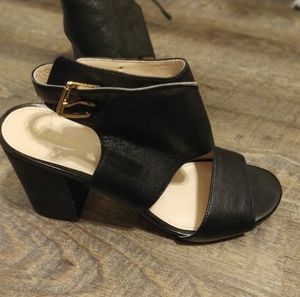 Black Leather Cole Haan Sandals Size 9